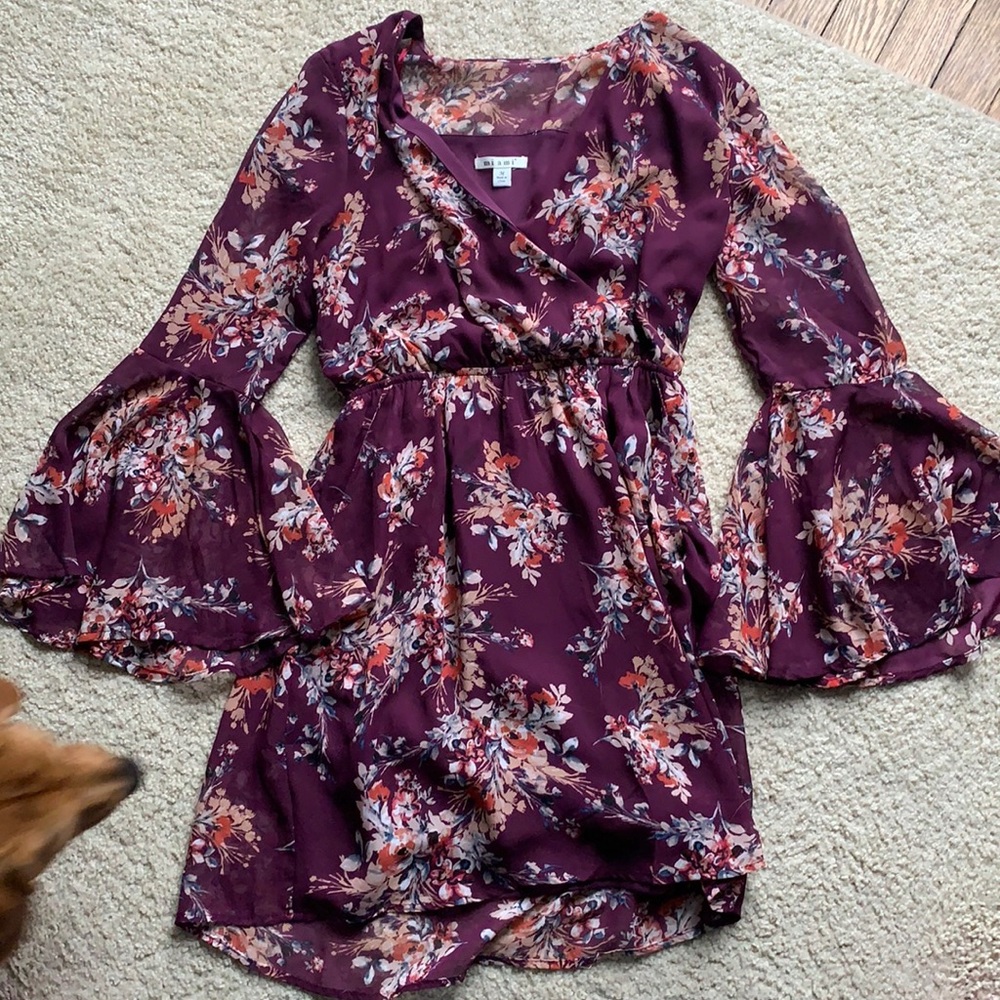 Bell sleeved romper